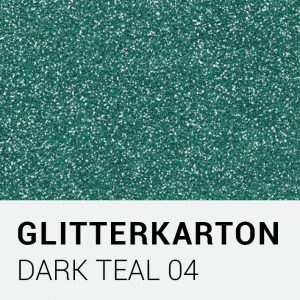 Glitterkarton - Dark teal 04