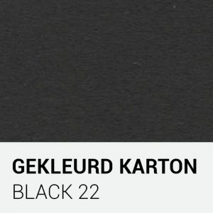 Gekleurd karton - Black 22