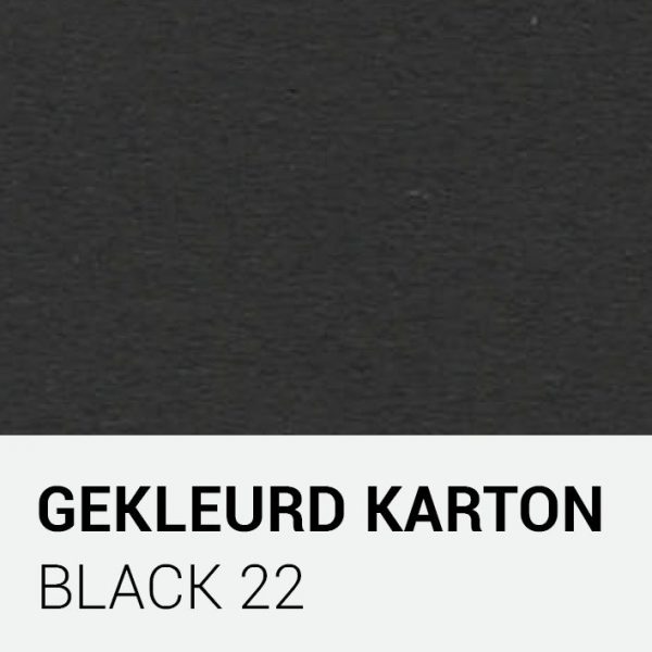 Gekleurd karton - Black 22