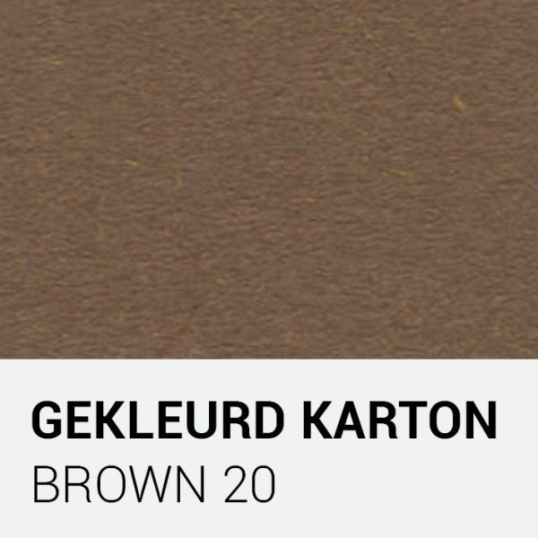 Gekleurd karton - Brown 20