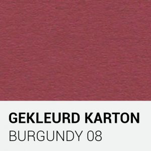 Gekleurd karton - Burgundy 08