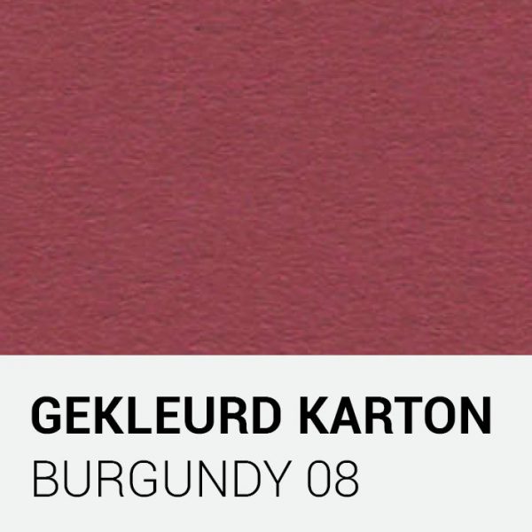 Gekleurd karton - Burgundy 08