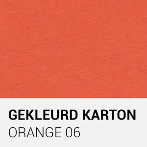Gekleurd karton - Orange 06