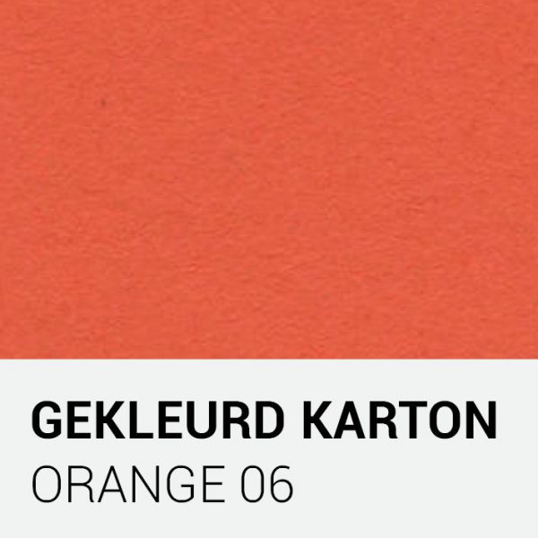 Gekleurd karton - Orange 06