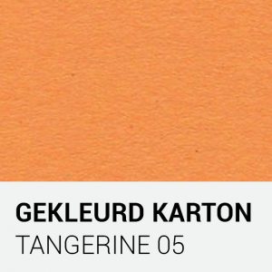 Gekleurd karton - Tangerine 05