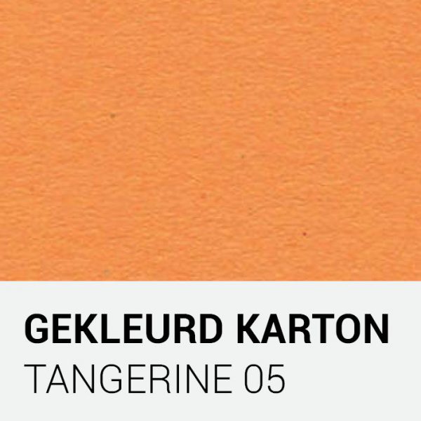 Gekleurd karton - Tangerine 05