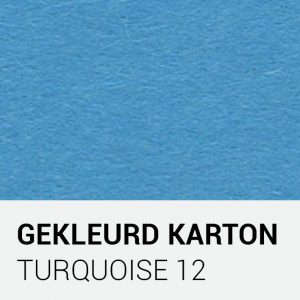 Gekleurd karton - Turquoise 12