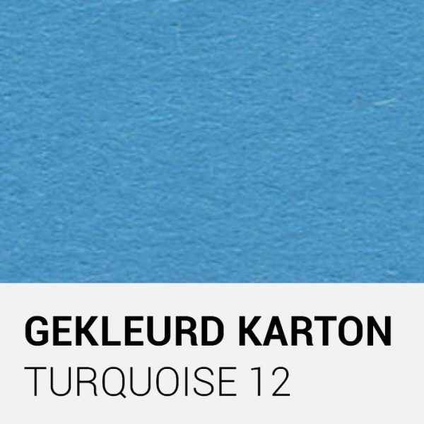 Gekleurd karton - Turquoise 12