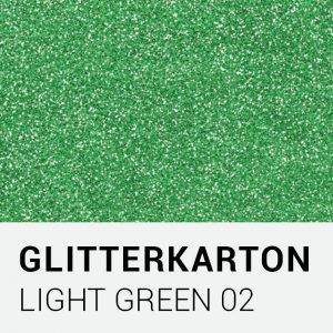 Glitterkarton - Light green 02