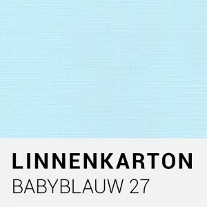 Linnenkarton - Babyblauw 27