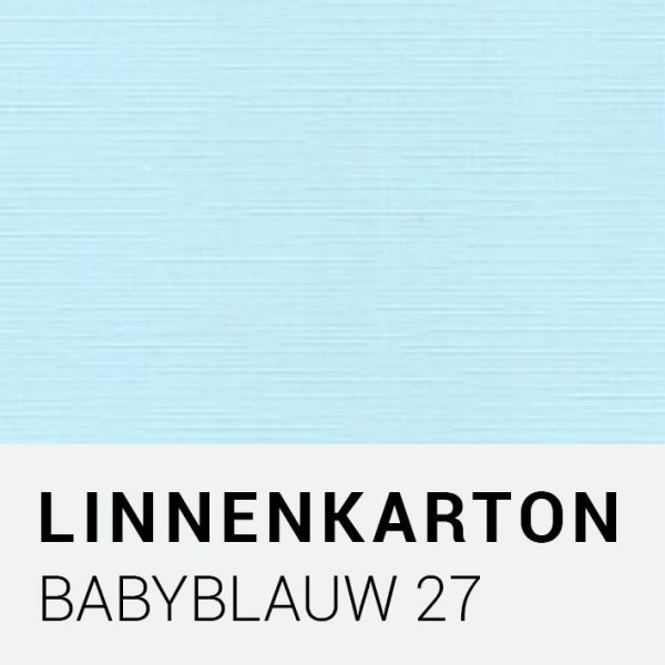 Linnenkarton - Babyblauw 27