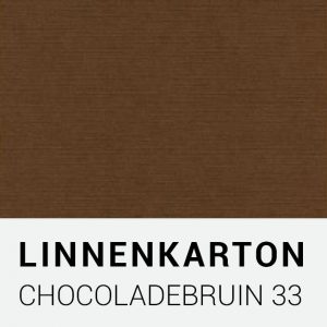 Linnenkarton - Chocoladebruin 33
