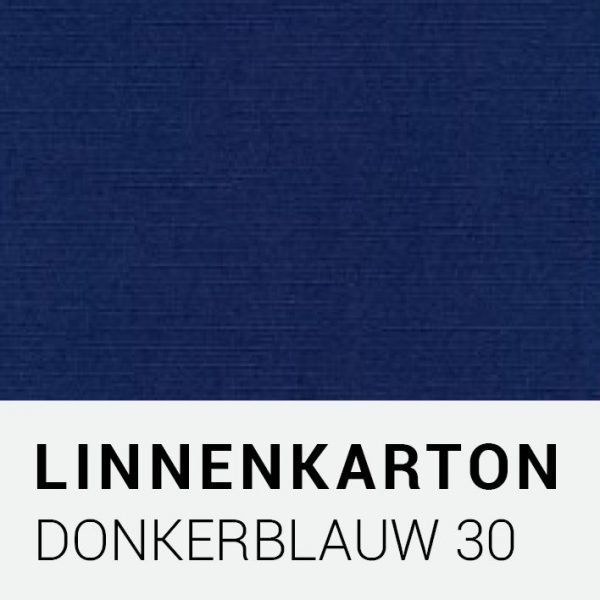 Linnenkarton - Donkerblauw 30