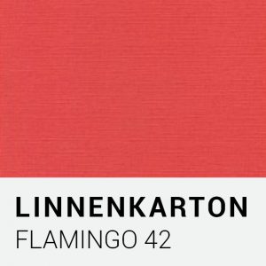 Linnenkarton - Flamingo 42