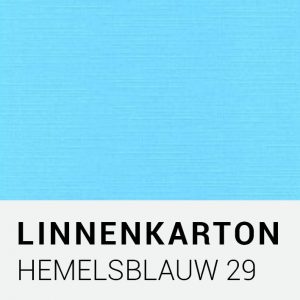Linnenkarton - Hemelsblauw 29