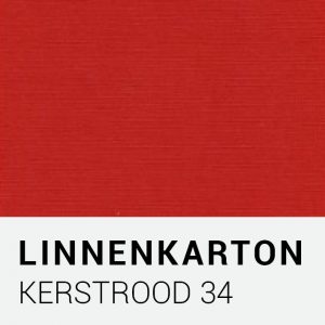 Linnenkarton - Kerstrood 34