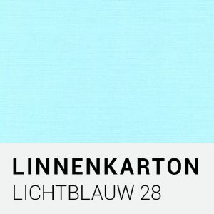 Linnenkarton - Lichtblauw 28
