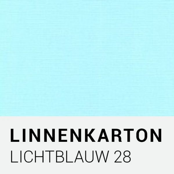 Linnenkarton - Lichtblauw 28
