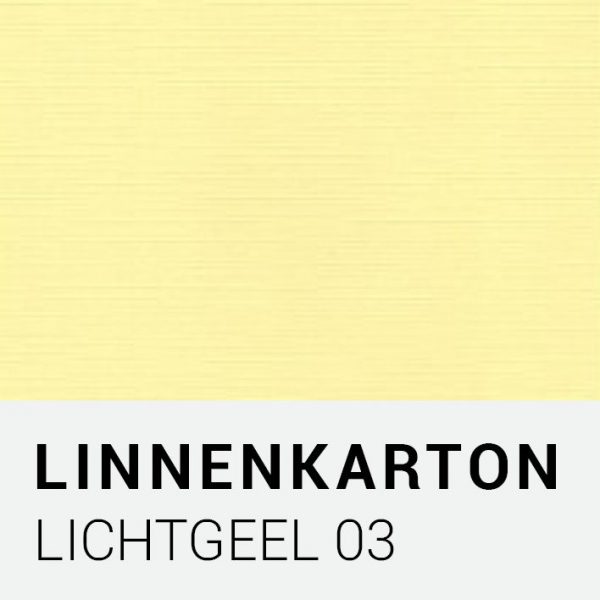 Linnenkarton - Lichtgeel 03