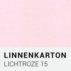 Linnenkarton - Lichtroze 15