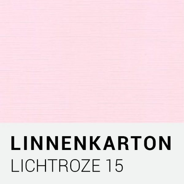 Linnenkarton - Lichtroze 15