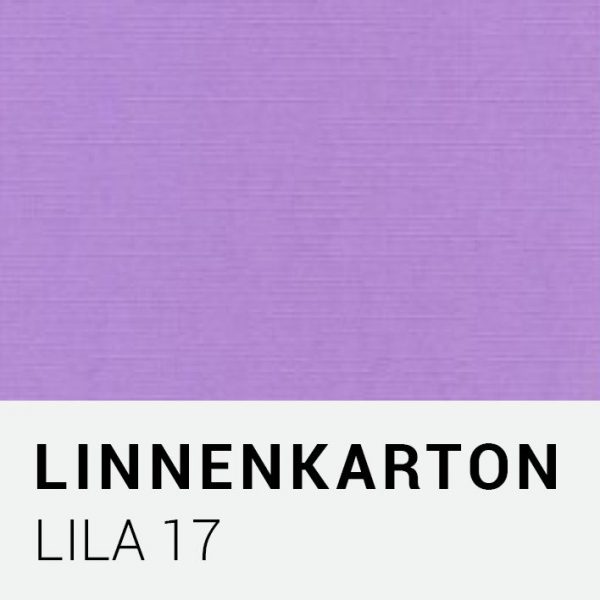 Linnenkarton - Lila 17