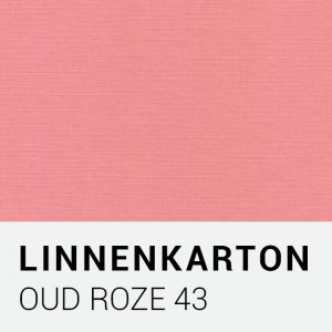 Linnenkarton - Oudroze 43