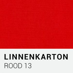 Linnenkarton - Rood 13