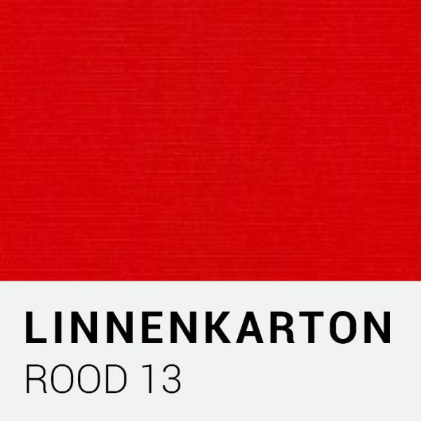Linnenkarton - Rood 13