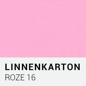 Linnenkarton - Roze 16