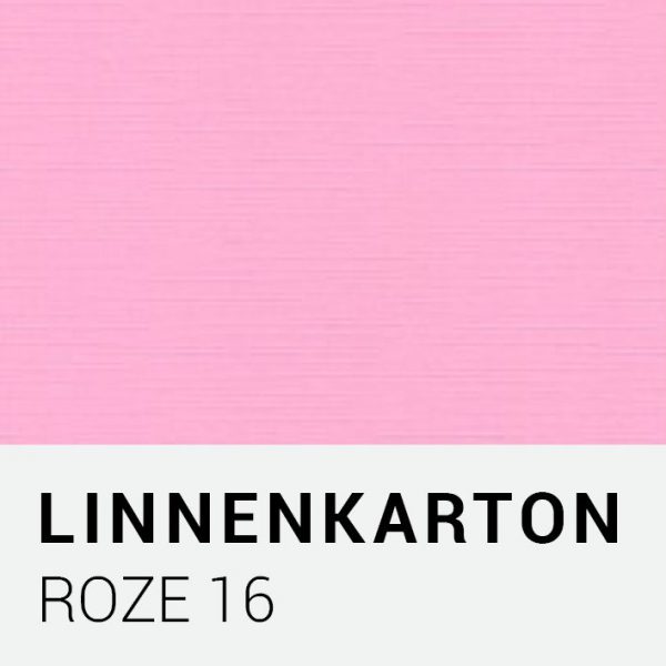 Linnenkarton - Roze 16