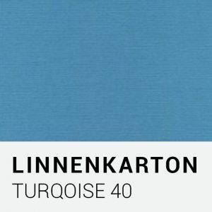 Linnenkarton - Turqoise 40