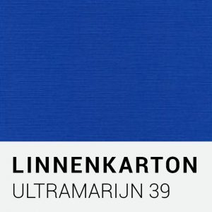 Linnenkarton - Ultramarijn 39
