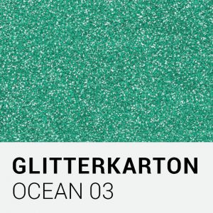 Glitterkarton - Ocean 03