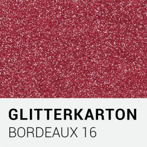 Glitterkarton - Bordeaux 16