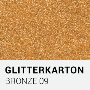 Glitterkarton - Bronze 09