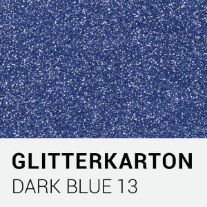 Glitterkarton - Dark blue 13