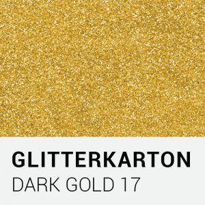 Glitterkarton - Dark gold 17