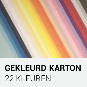 Gekleurd karton