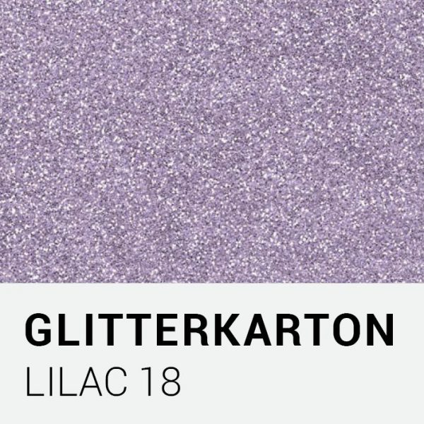 Glitterkarton - Lilac 18