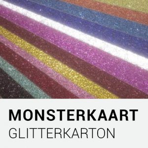 Monsterkaart - Glitterkarton