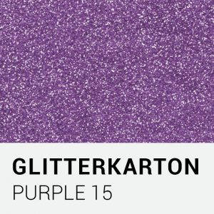 Glitterkarton - Purple 15