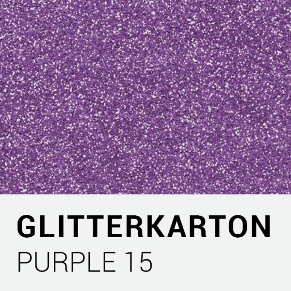 Glitterkarton - Purple 15