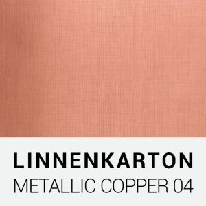 Linnenkarton - Metallic copper 04