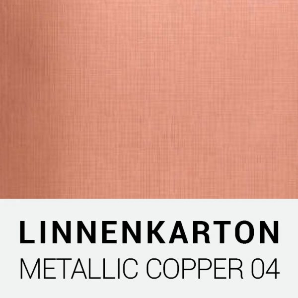 Linnenkarton - Metallic copper 04