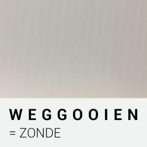 Weggooien=zonde - A4 (10 vel)