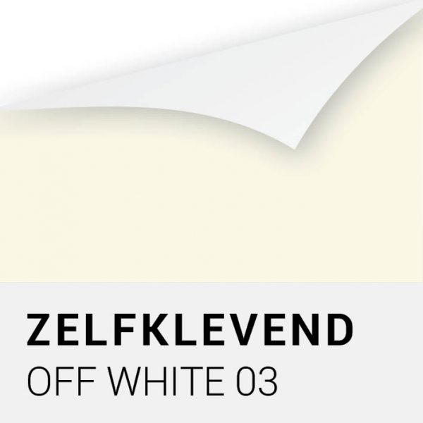 Zelfklevend - Off white 03