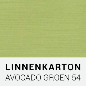 Linnenkarton - Avocado groen 54