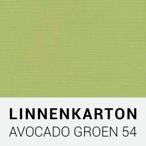 Linnenkarton - Avocado groen 54