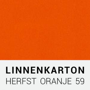 Linnenkarton - Herfst oranje 59
